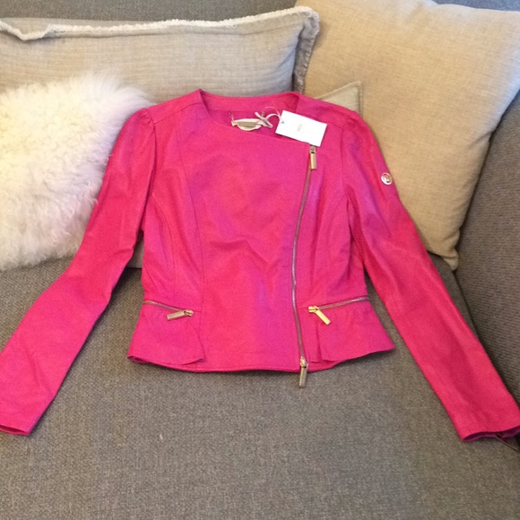 NWT! Roberta Biagi Leather Jacket - Picture 2 of 7